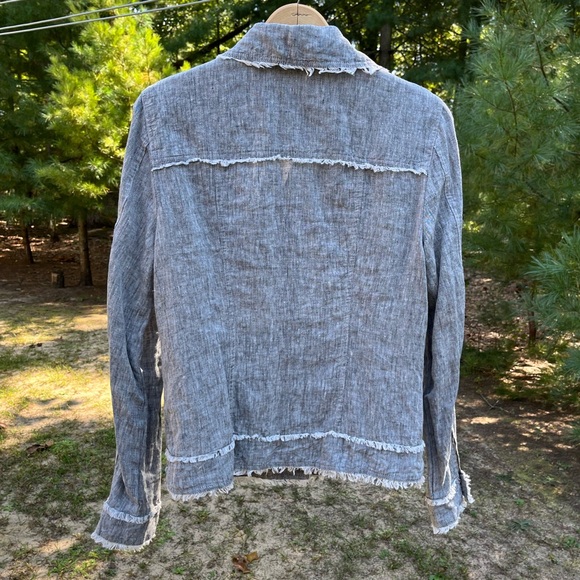 Carré Noir 100% Linen Jacket - Picture 6 of 16